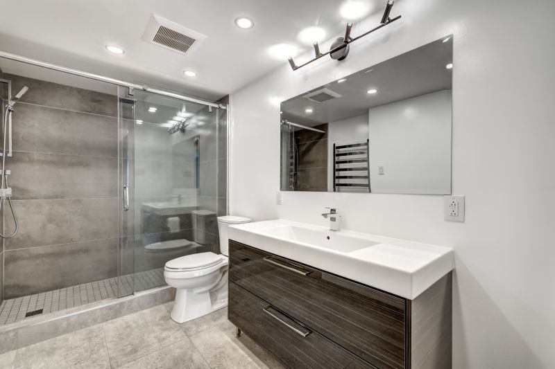 Modern Bathroom with Smart Controls